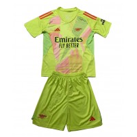 Echipament fotbal Arsenal Portar Tricou Acasa 2024-25 pentru copii maneca scurta (+ Pantaloni scurti)